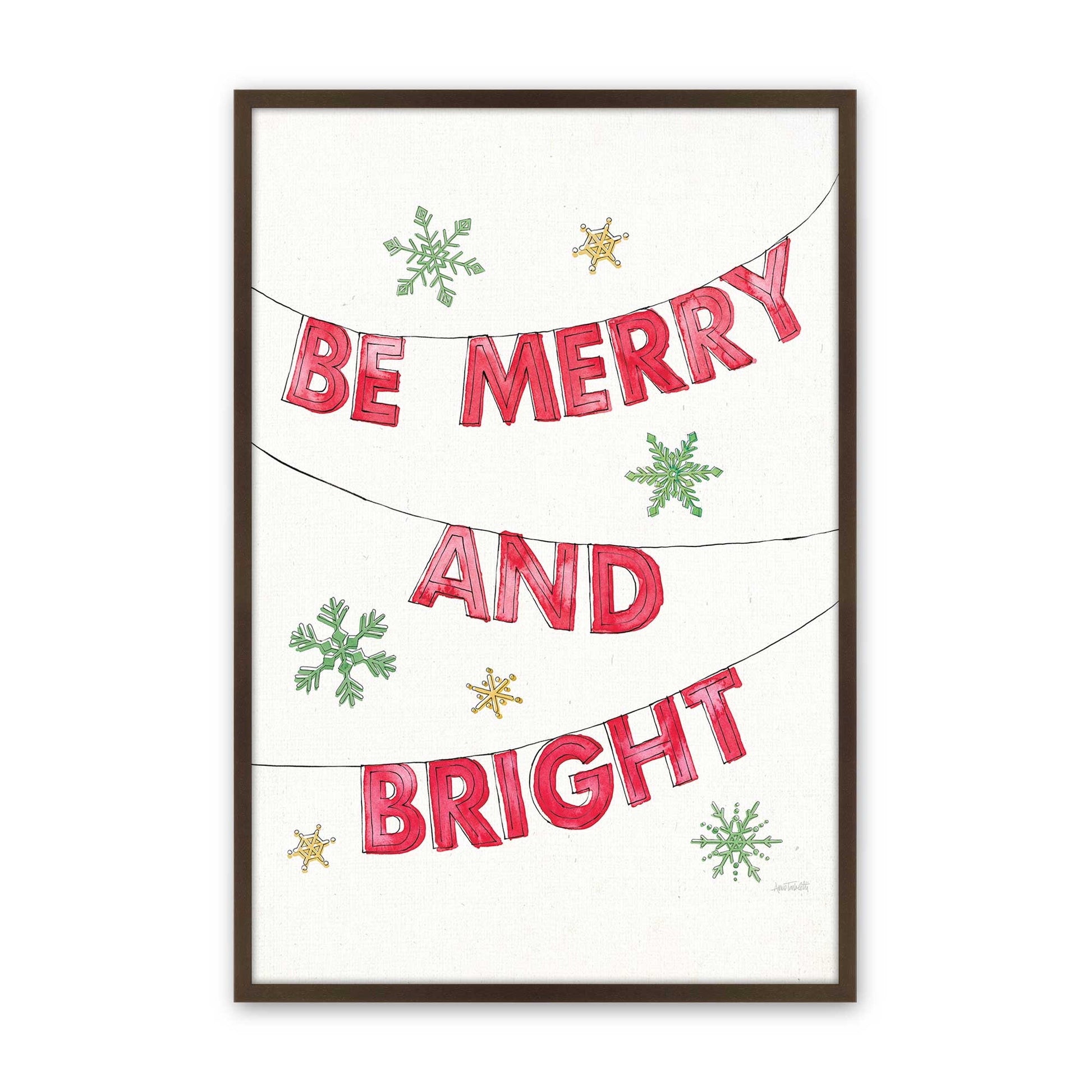 [Color:Belvinder Brown], Picture of art in a Belvinder Brown frame