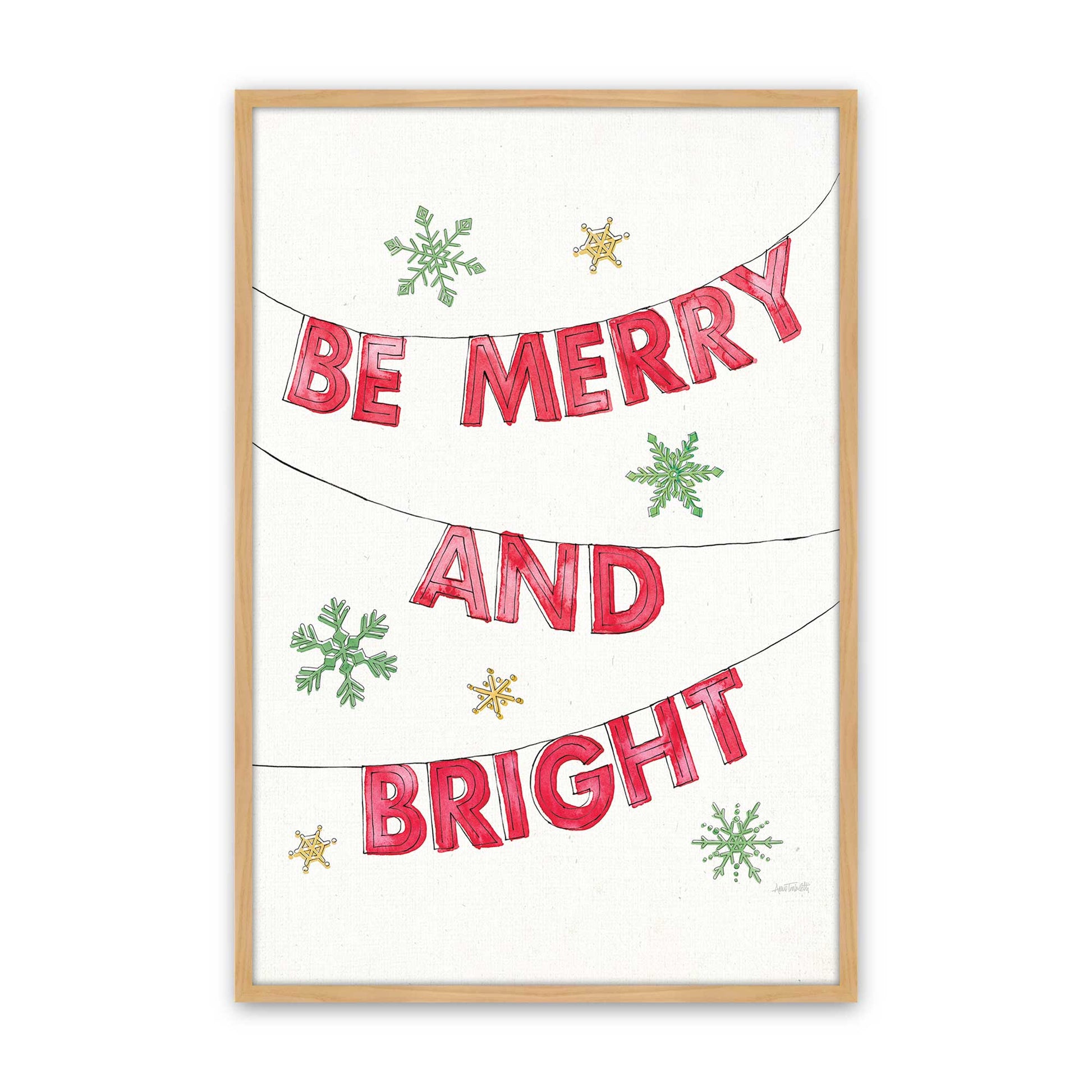 [Color:American Maple], Picture of art in a American Maple frame