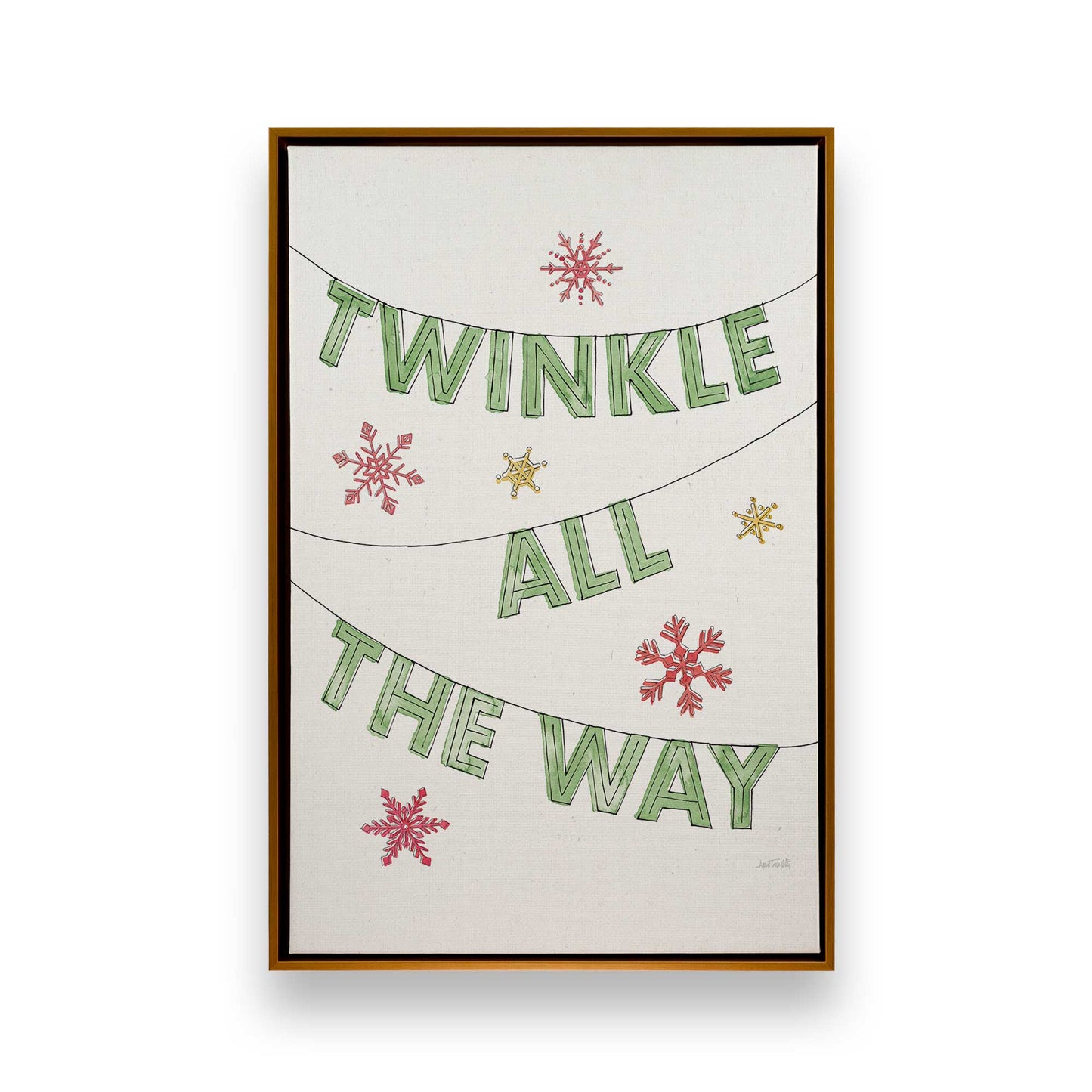 [Color:Polished Gold], Picture of art in a Polished Gold frame