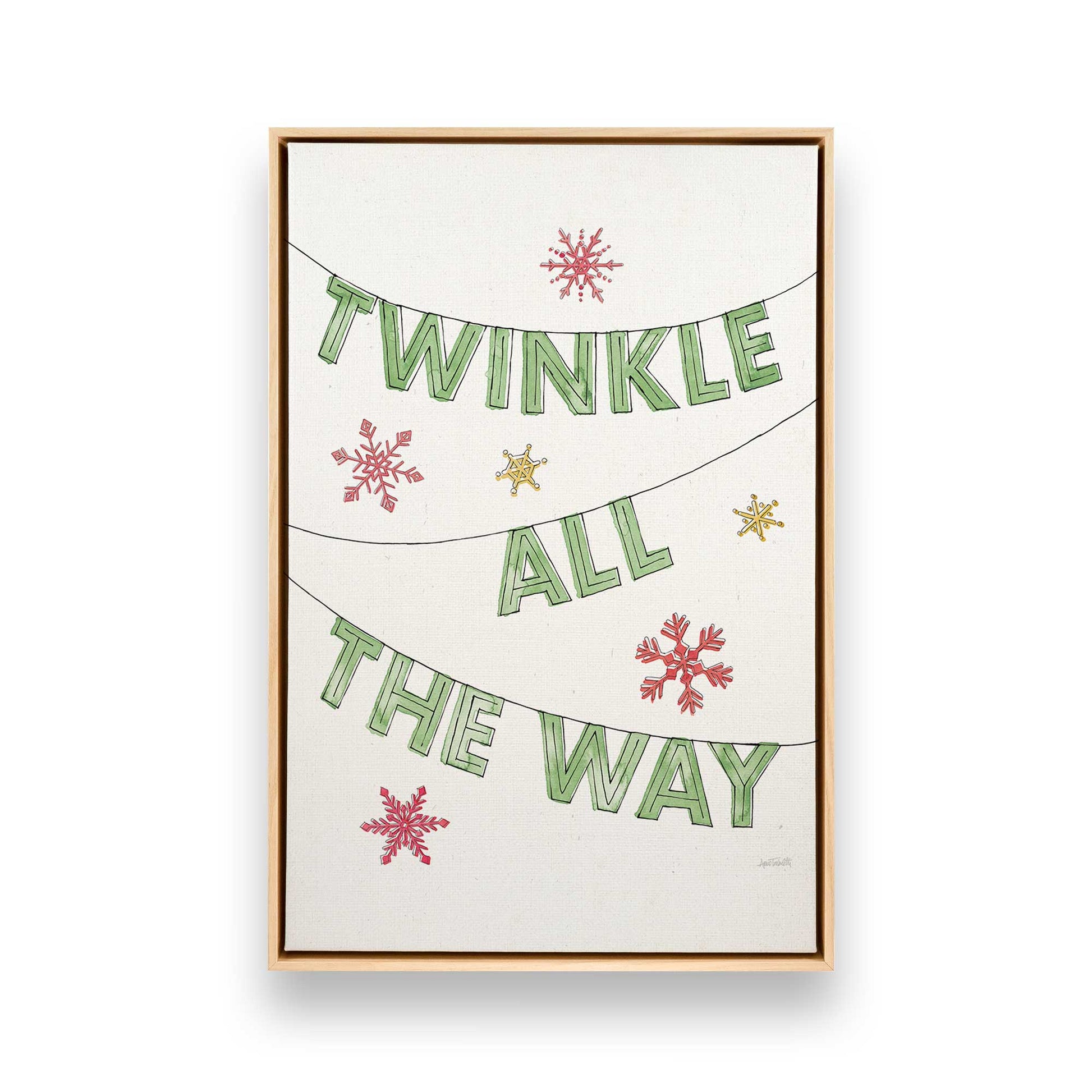 [Color:American Maple], Picture of art in a American Maple frame