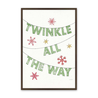 [Color:Brown], Picture of art in a Brown frame