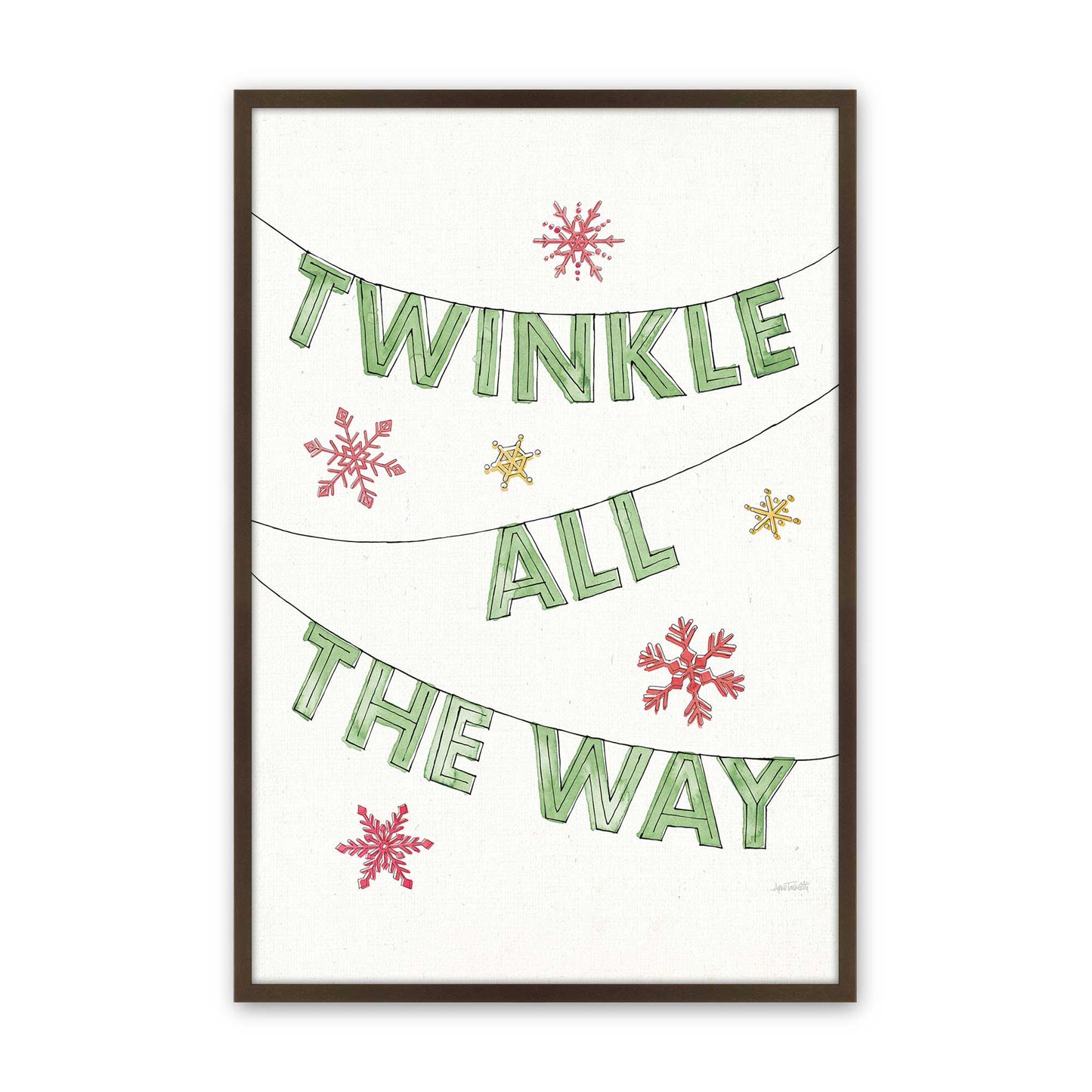 [Color:Belvinder Brown], Picture of art in a Belvinder Brown frame