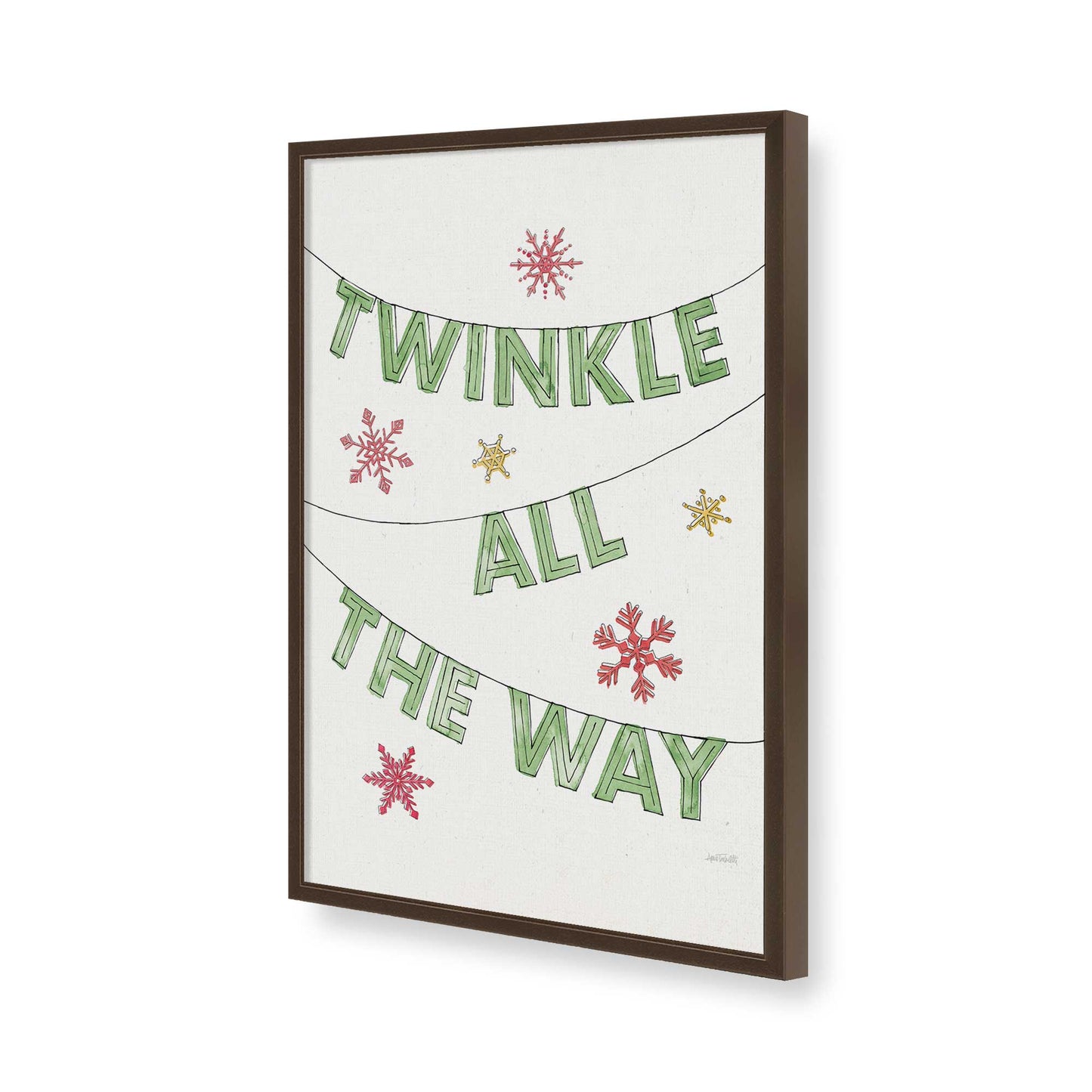 [Color:Belvinder Brown], Picture of art in a Belvinder Brown frame of the corner