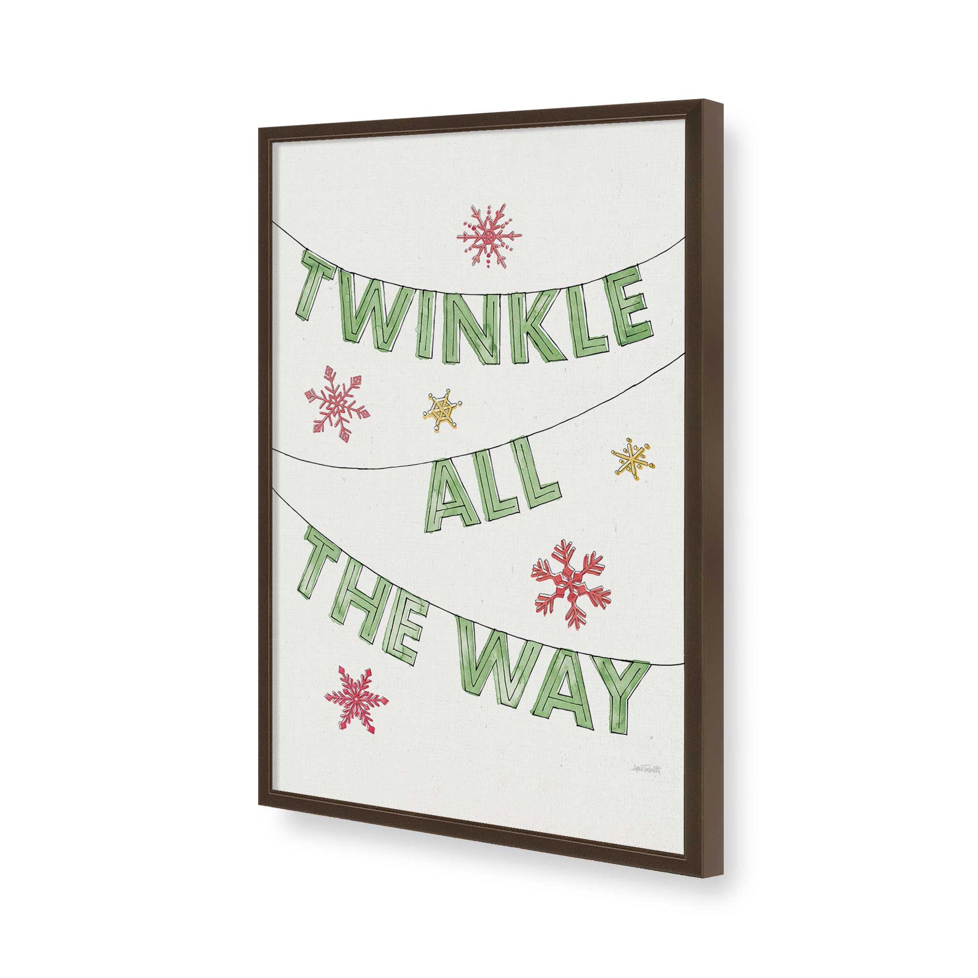 [Color:Belvinder Brown], Picture of art in a Belvinder Brown frame of the corner