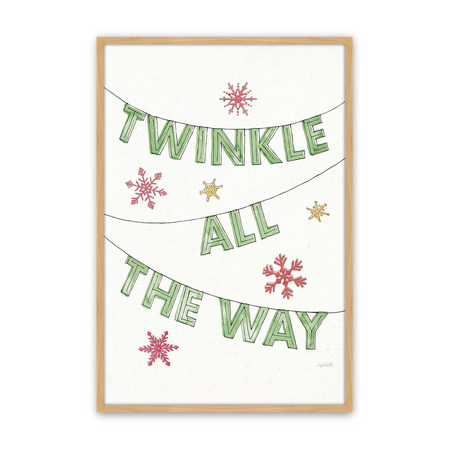 [Color:American Maple], Picture of art in a American Maple frame