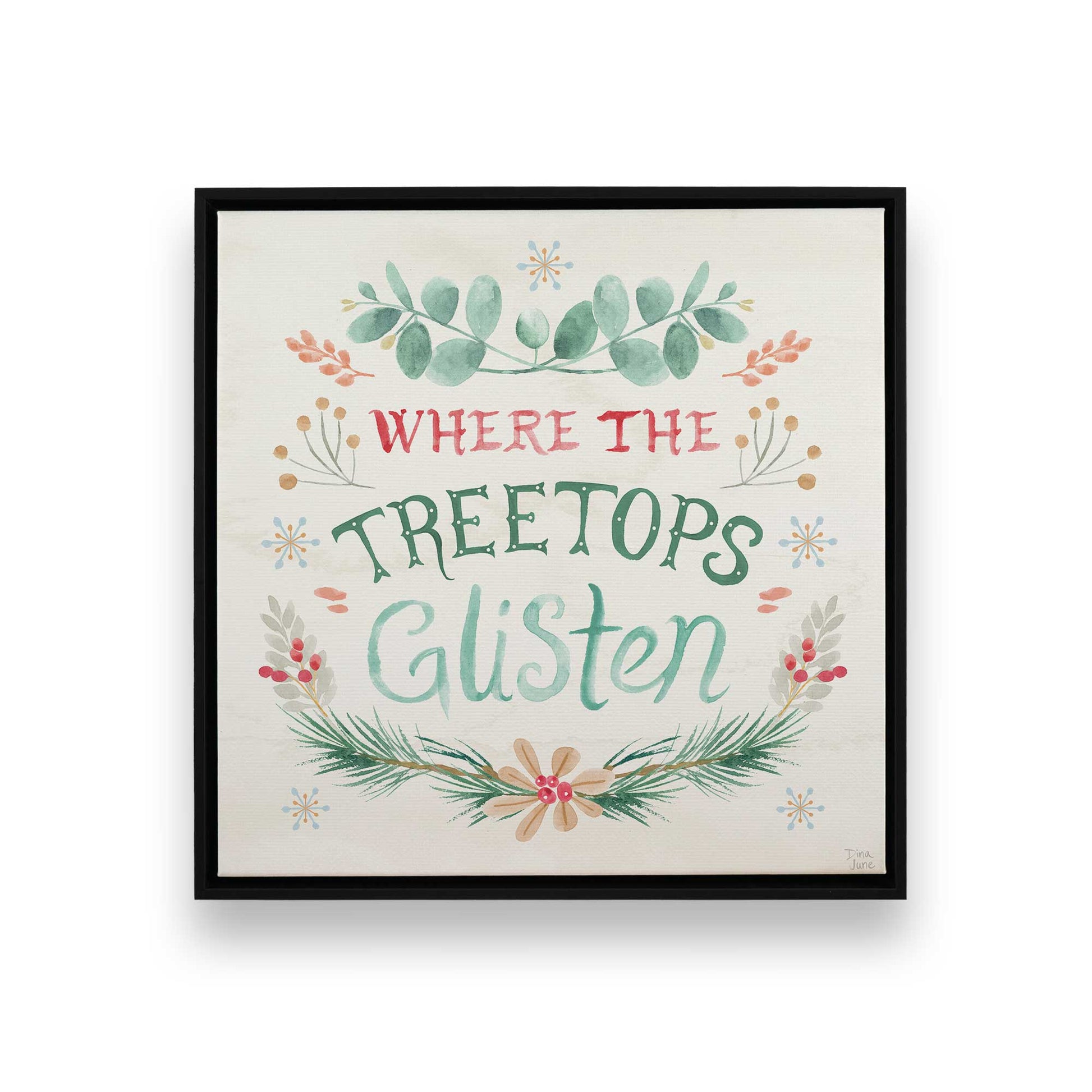 [Color:Satin Black], Picture of art in a Satin Black frame