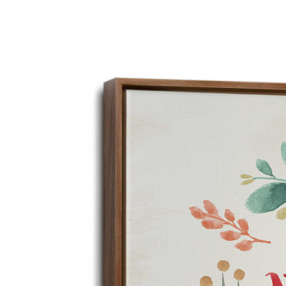 [Color:Walnut], Picture of art in a Walnut frame at an angle