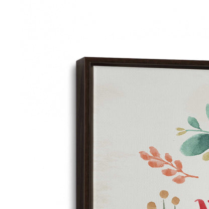 [Color:Espresso], Picture of art in a Espresso frame at an angle