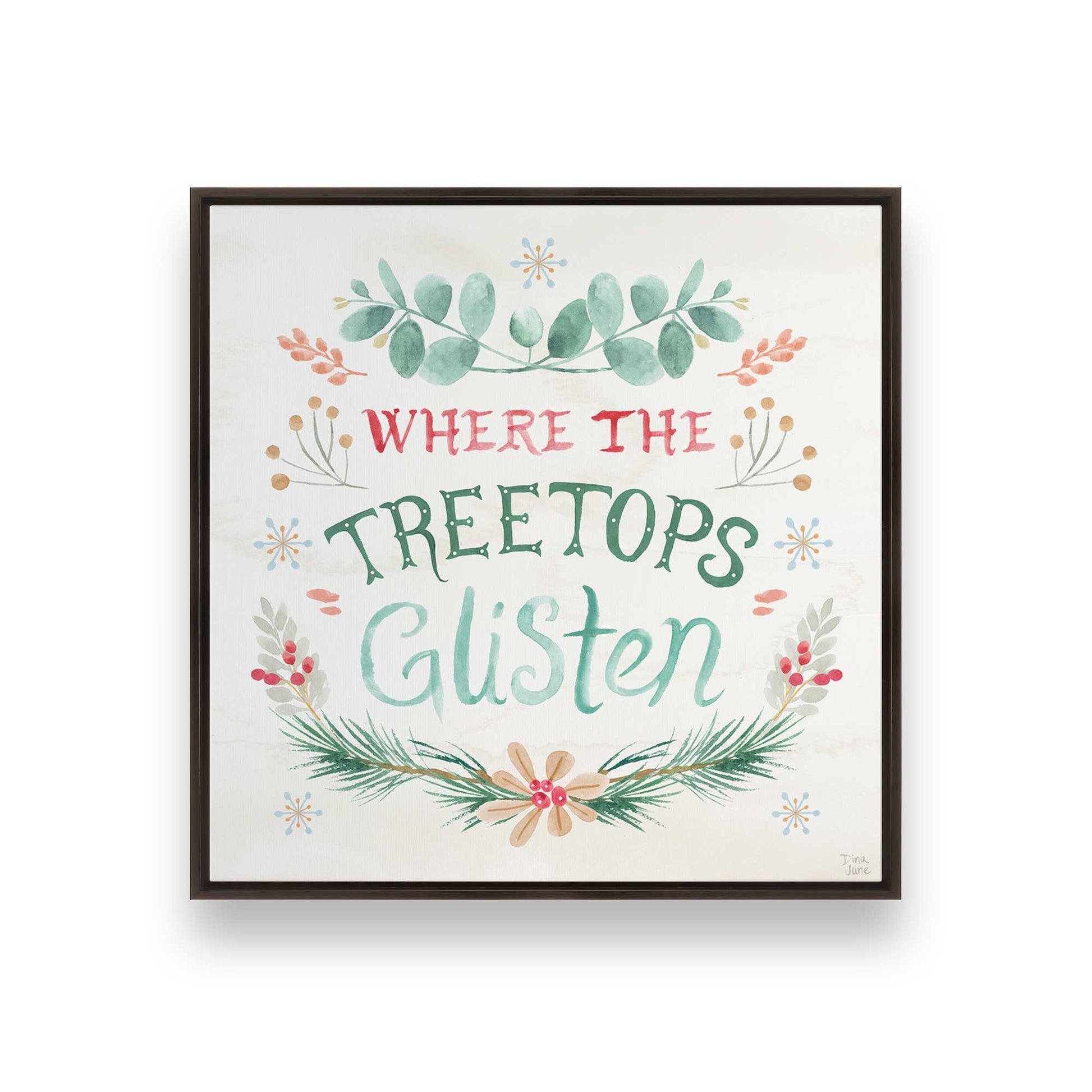 [Color:Espresso], Picture of art in a Espresso frame