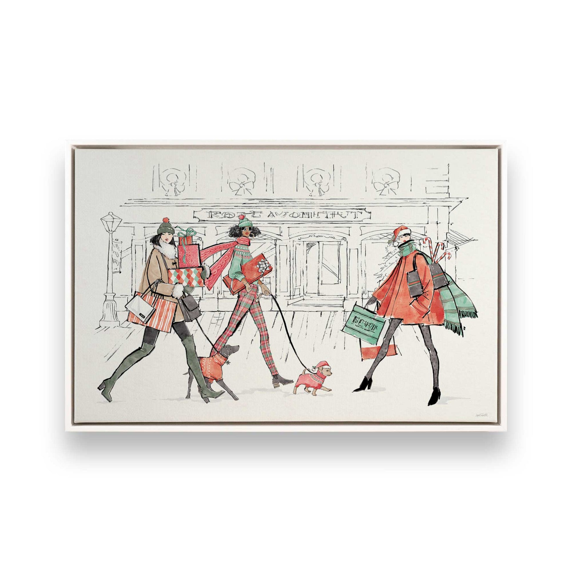 [Color:Opaque White], Picture of art in a White frame