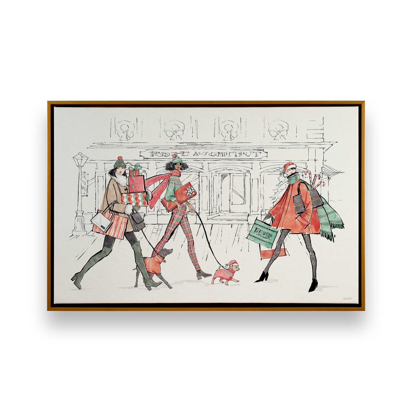 [Color:Polished Gold], Picture of art in a Polished Gold frame