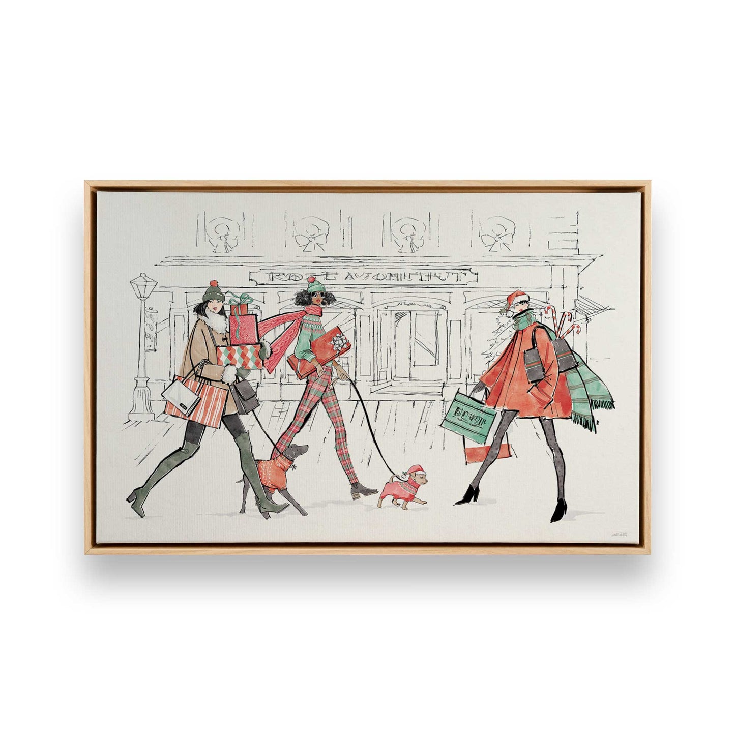 [Color:American Maple], Picture of art in a American Maple frame