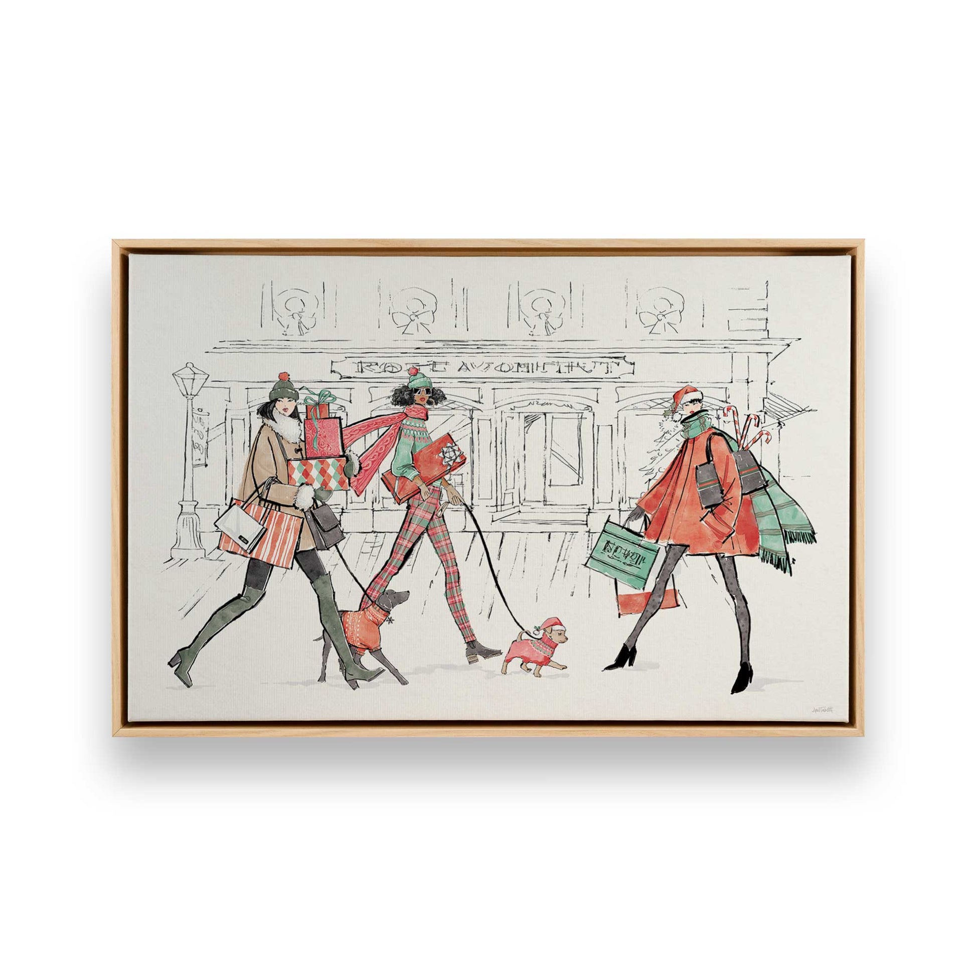 [Color:American Maple], Picture of art in a American Maple frame