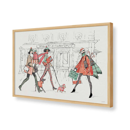 [Color:American Maple], Picture of art in a American Maple frame of the corner