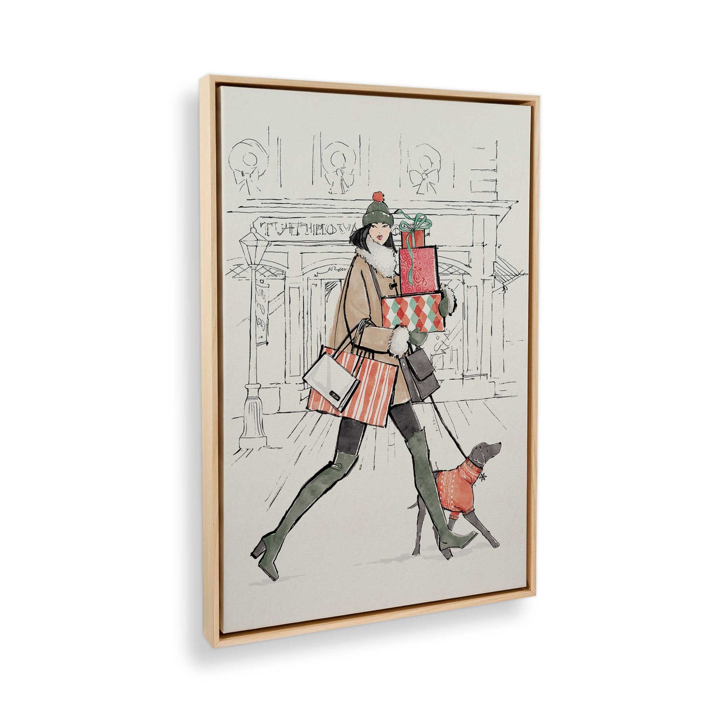 [Color:American Maple], Picture of the corner of the art