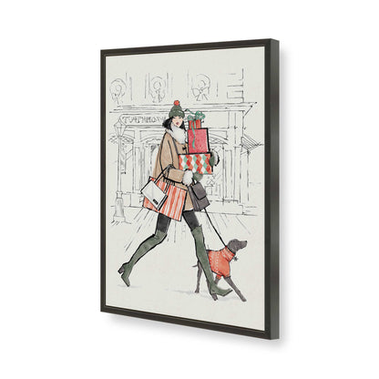 [Color:Satin Black], Picture of art in a Satin Black frame of the corner