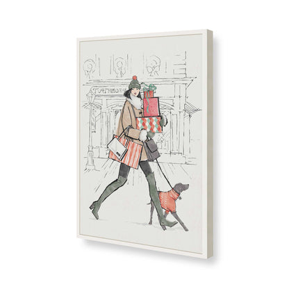 [Color:Opaque White], Picture of art in a Opaque White frame of the corner