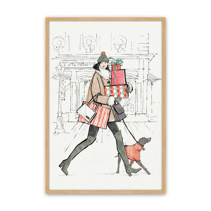 [Color:American Maple], Picture of art in a American Maple frame