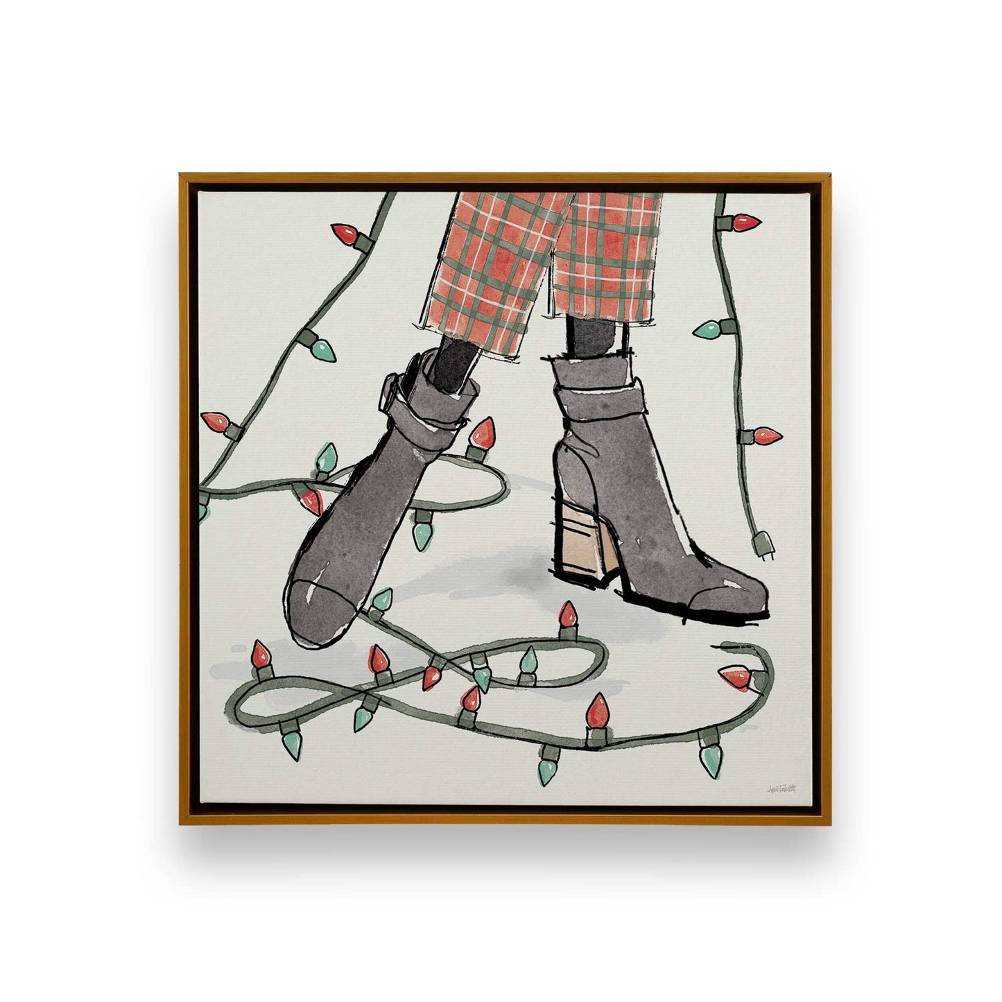 [Color:Polished Gold], Picture of art in a Polished Gold frame