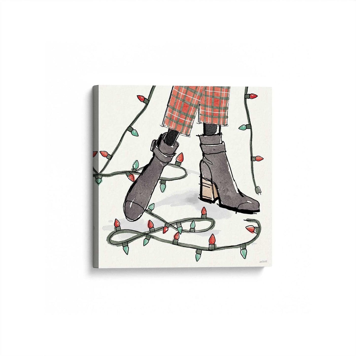 [Color:Stretched Canvas], Picture of art at an angle