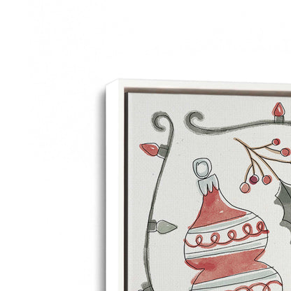 [Color:Opaque White], Picture of art in a White frame at an angle