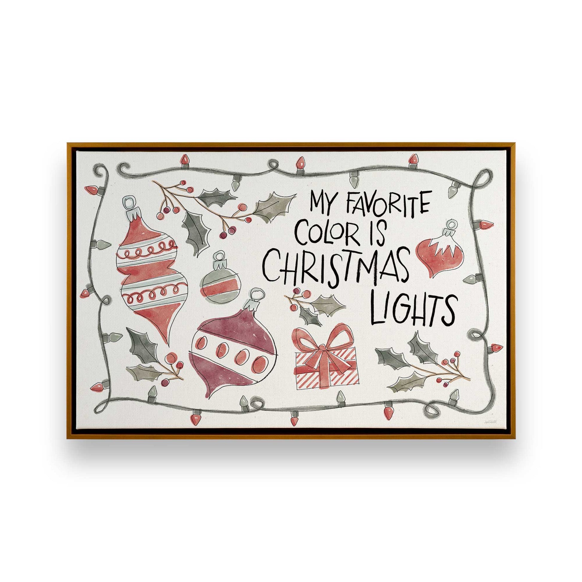 [Color:Polished Gold], Picture of art in a Polished Gold frame