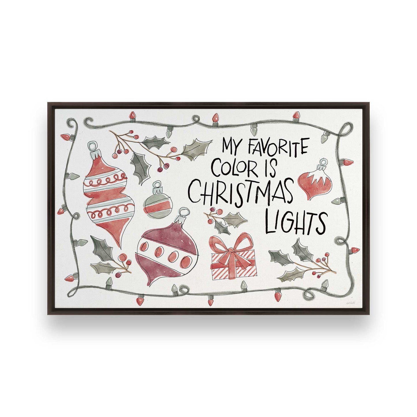 [Color:Espresso], Picture of art in a Espresso frame