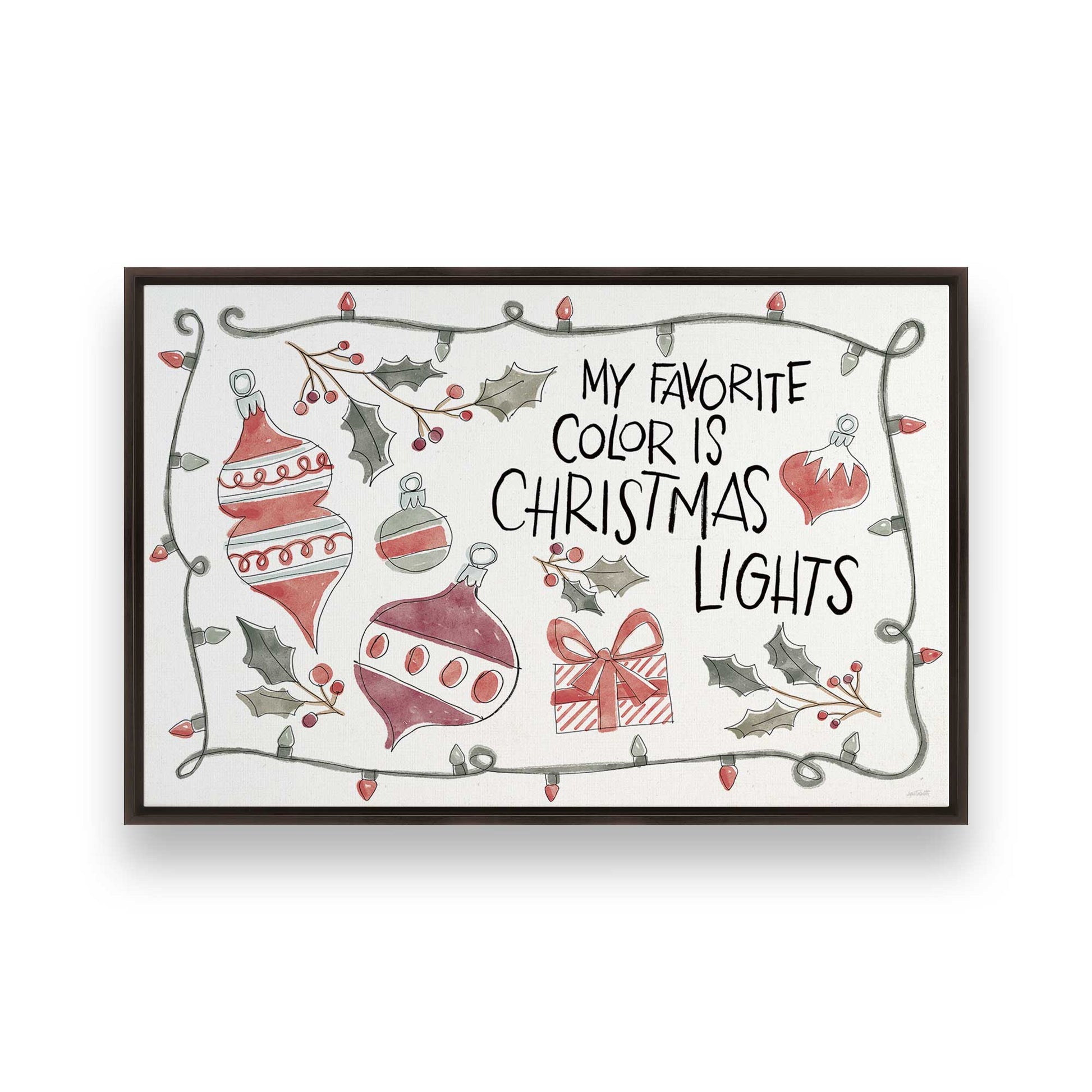 [Color:Espresso], Picture of art in a Espresso frame