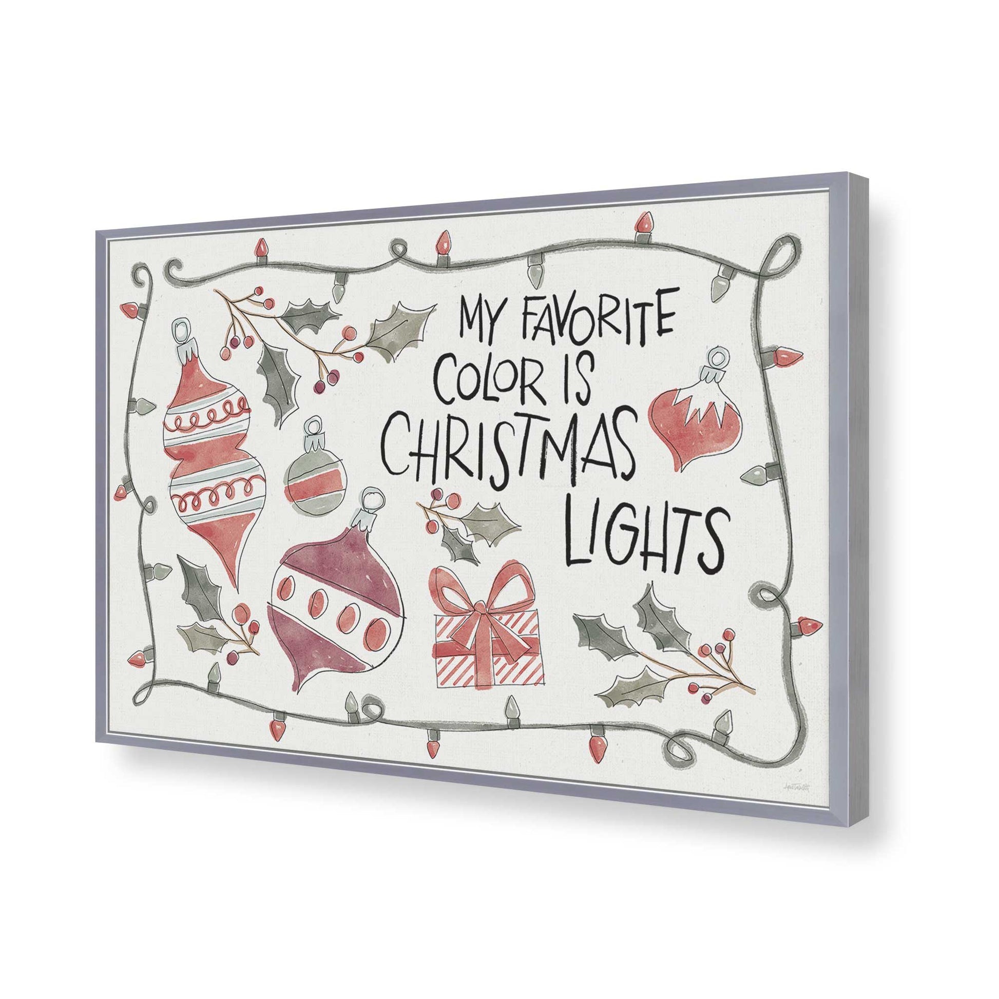 [Color:Polished Chrome], Picture of art in a Polished Chrome frame of the corner