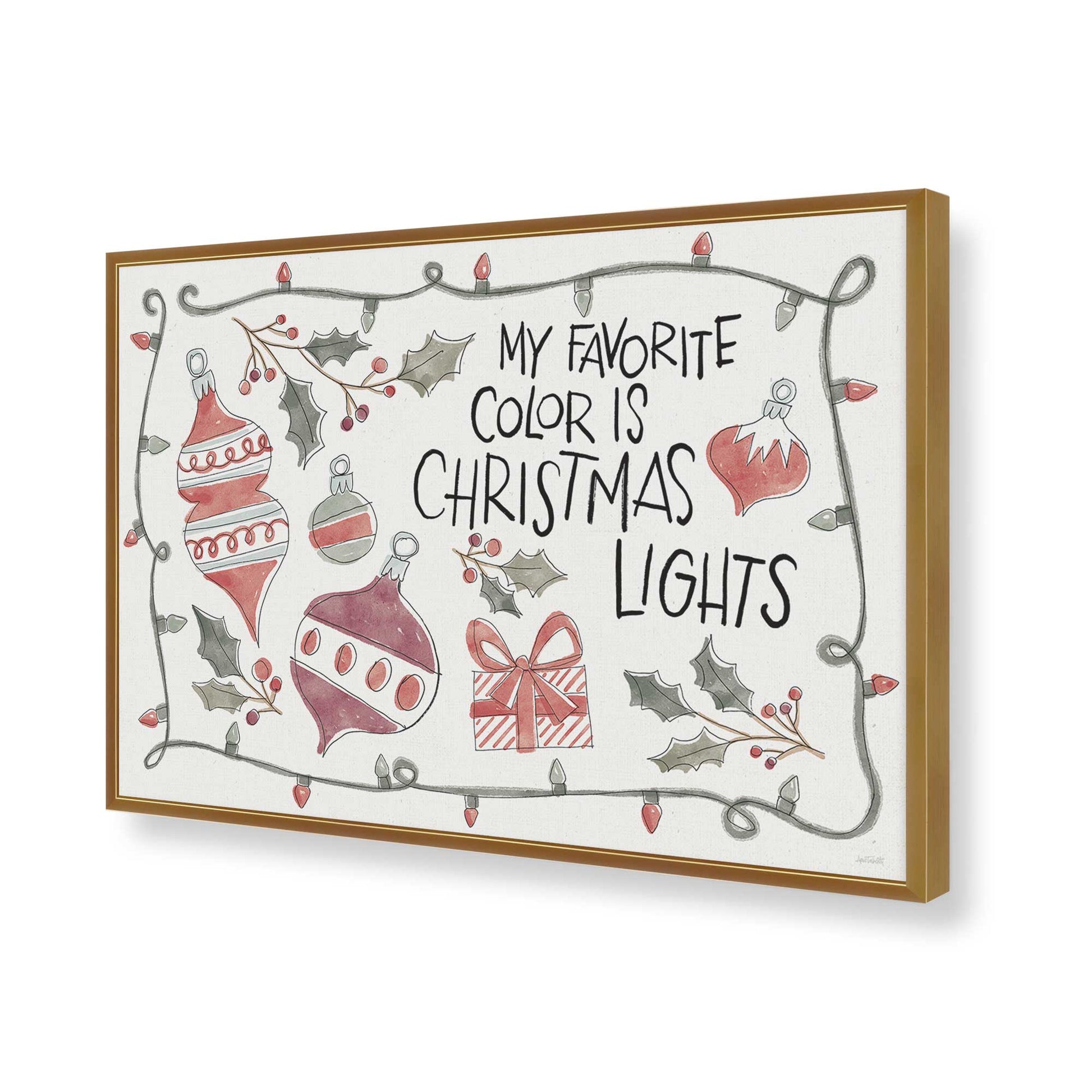 [Color:Polished Gold], Picture of art in a Polished Gold frame of the corner