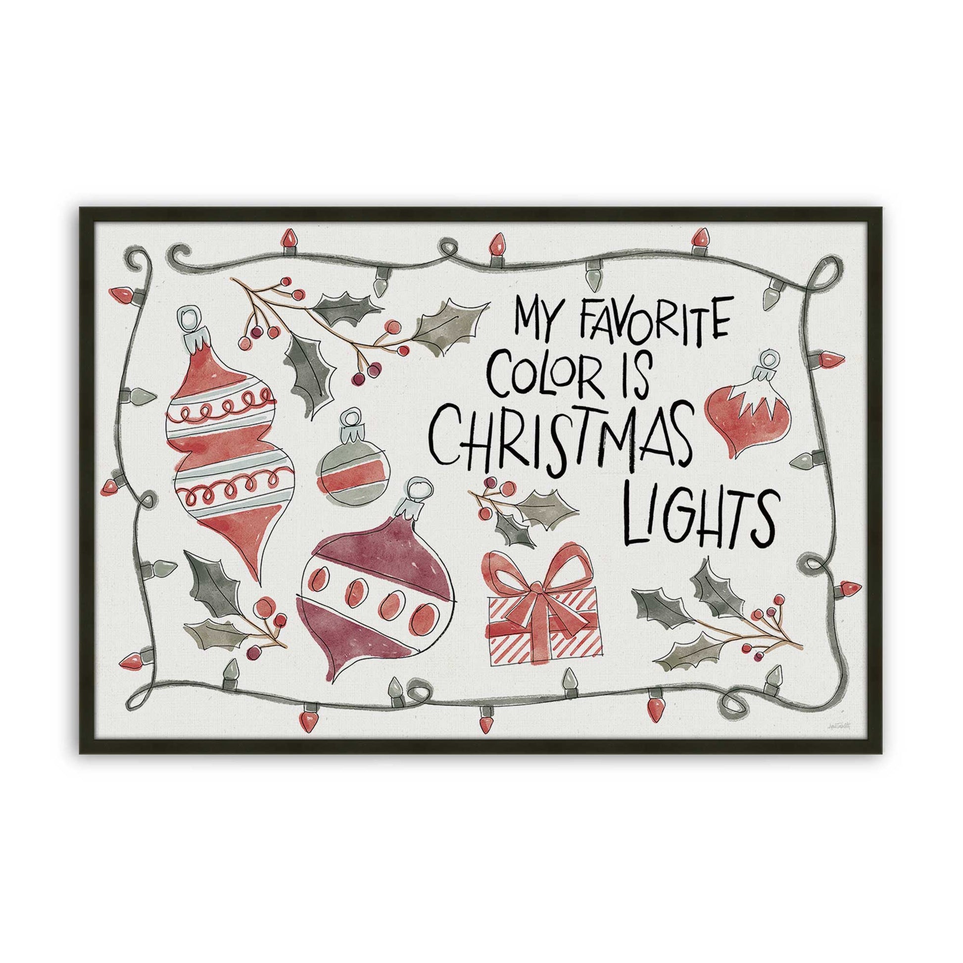 [Color:Satin Black], Picture of art in a Satin Black frame