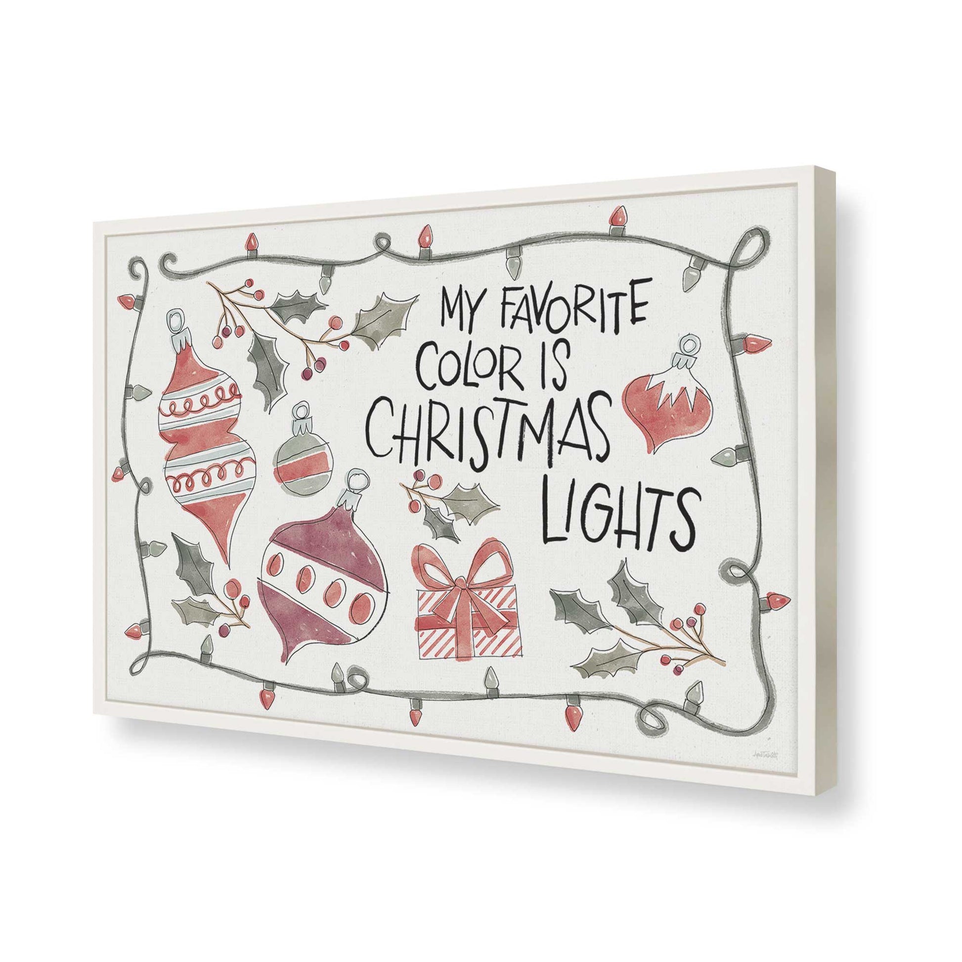 [Color:Opaque White], Picture of art in a Opaque White frame of the corner