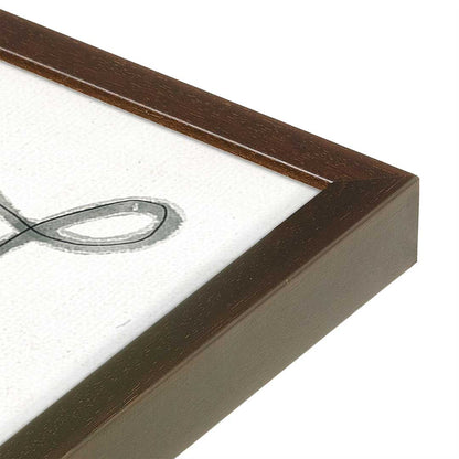 [Color:Belvinder Brown], Picture of art in a Belvinder Brown frame at an angle