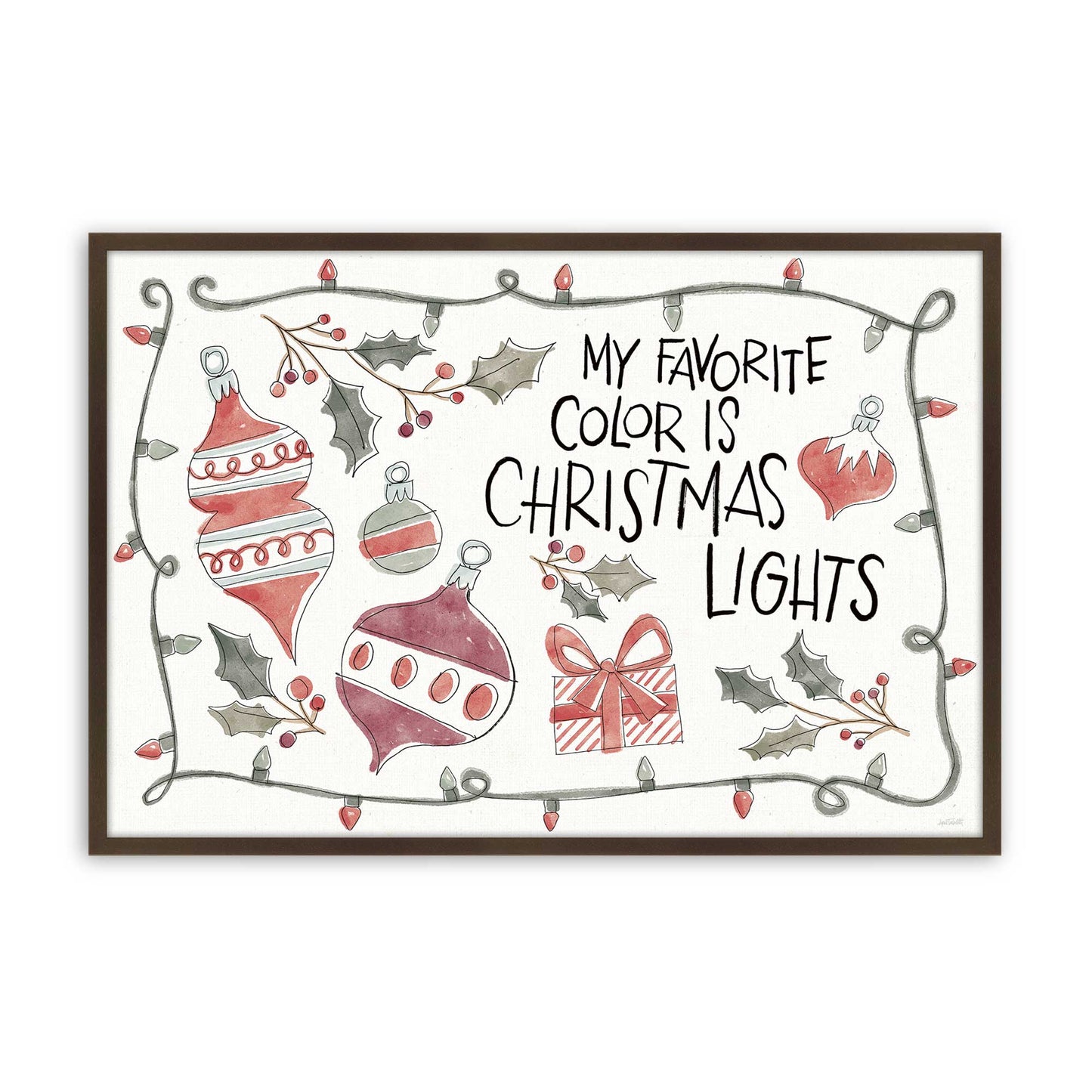 [Color:Belvinder Brown], Picture of art in a Belvinder Brown frame