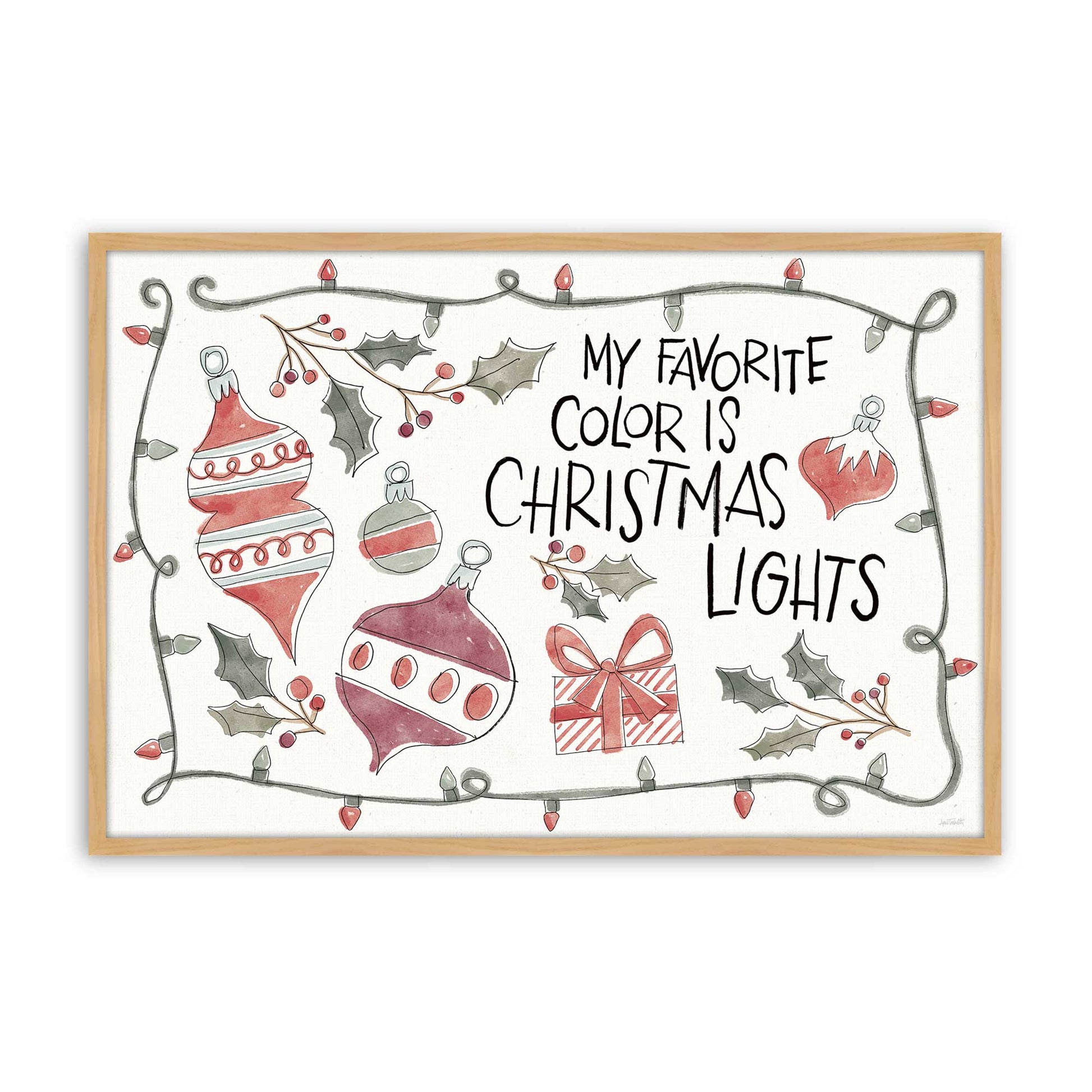 [Color:American Maple], Picture of art in a American Maple frame