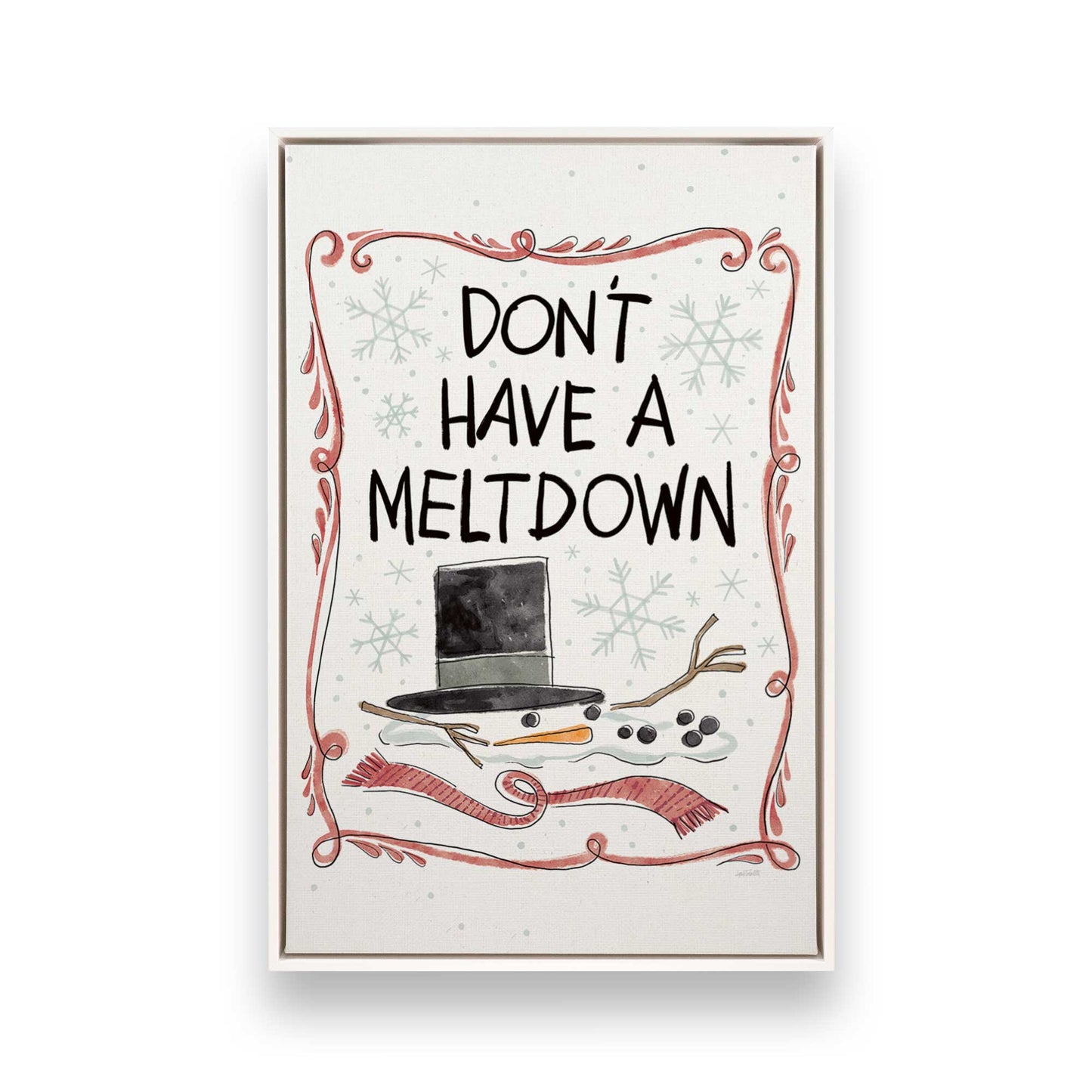 [Color:Opaque White], Picture of art in a White frame