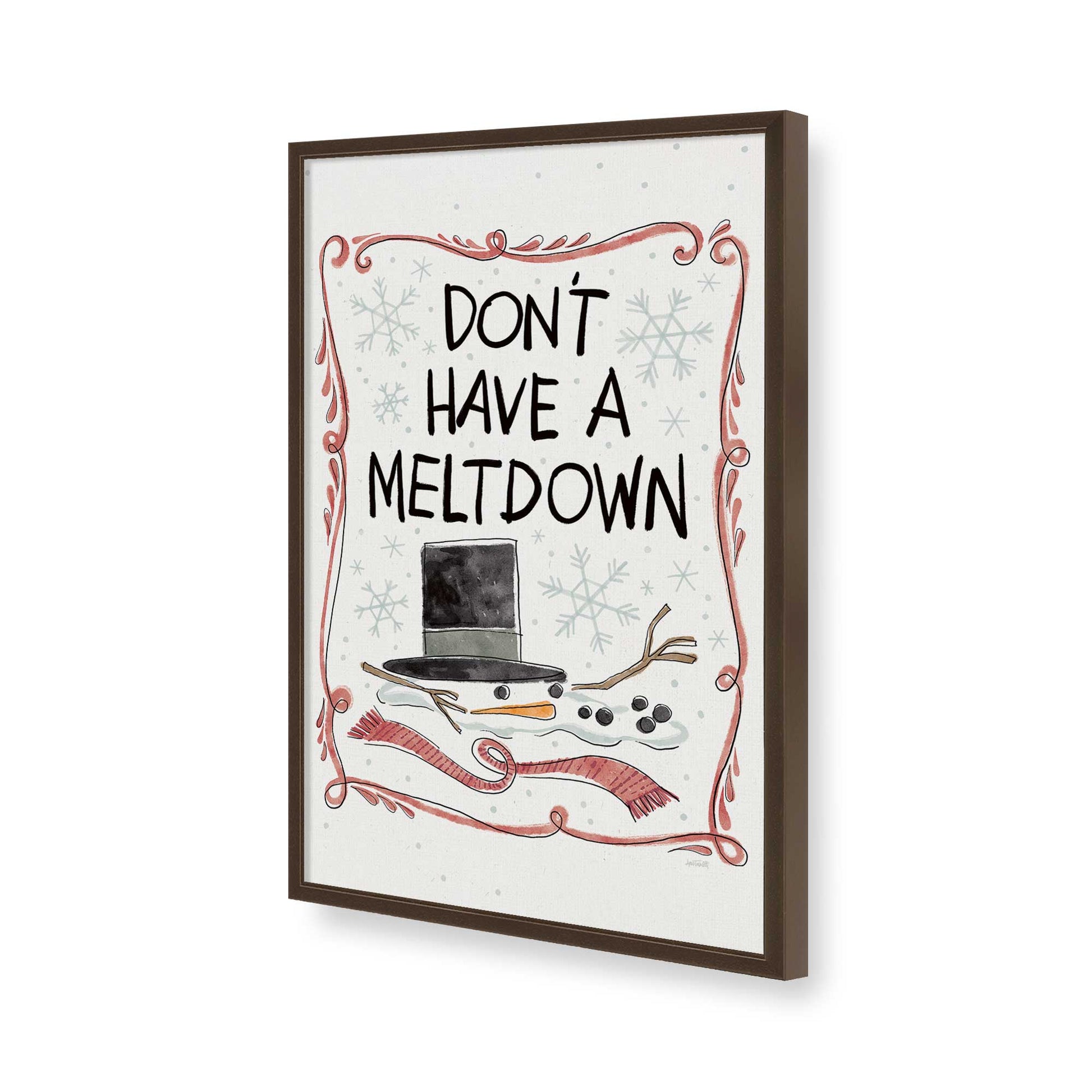 [Color:Belvinder Brown], Picture of art in a Belvinder Brown frame of the corner