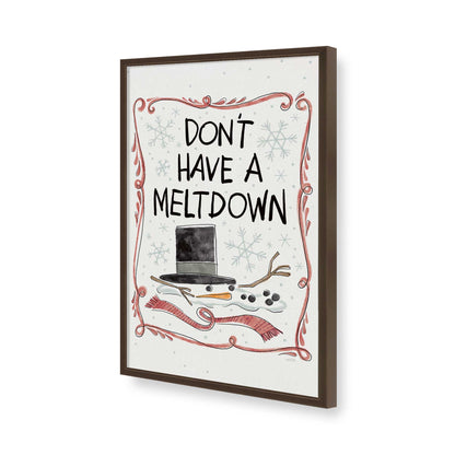 [Color:Brown], Picture of art in a Brown frame of the corner