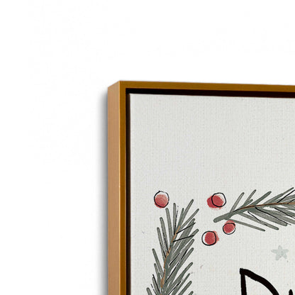 [Color:Polished Gold], Picture of art in a Polished Gold frame at an angle