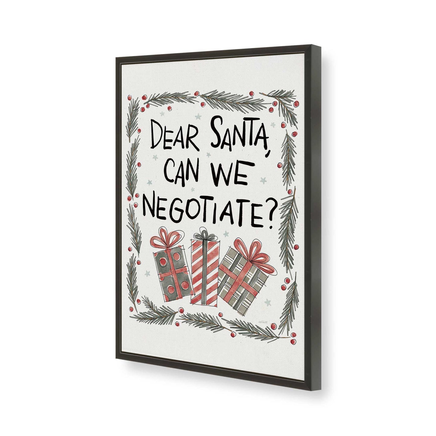 [Color:Satin Black], Picture of art in a Satin Black frame of the corner