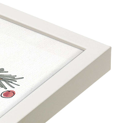 [Color:Opaque White], Picture of art in a Opaque White frame at an angle