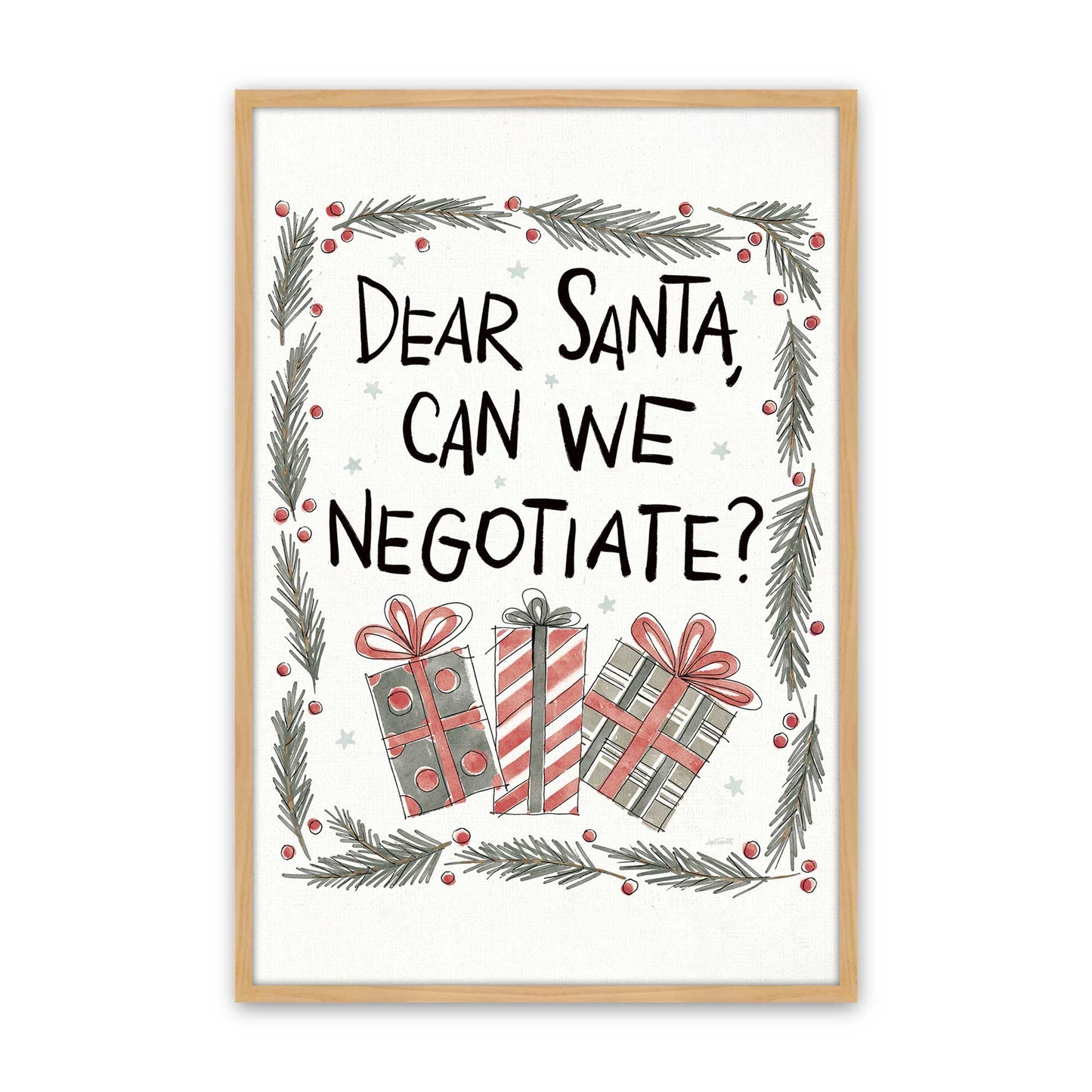 [Color:American Maple], Picture of art in a American Maple frame