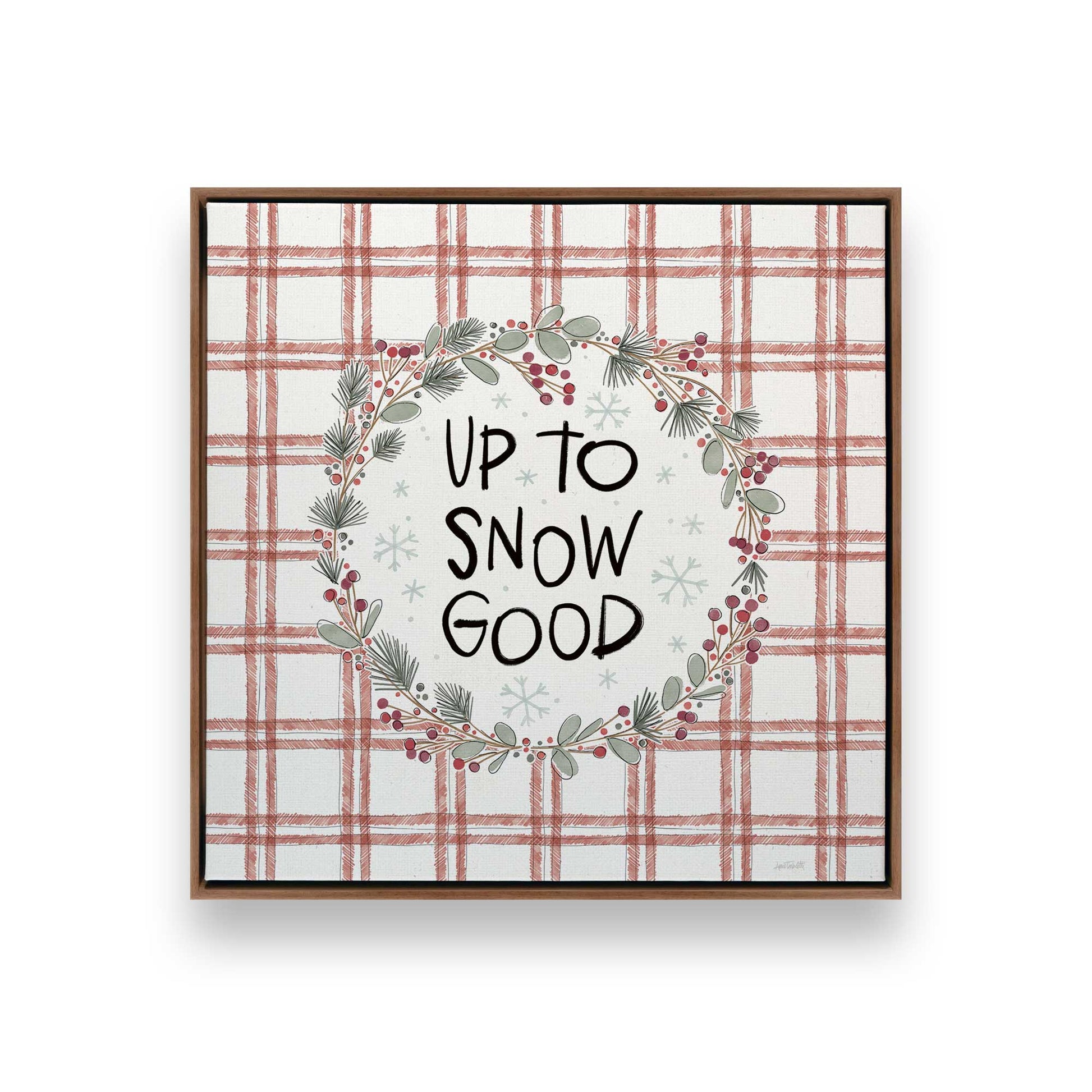 [Color:Walnut], Picture of art in a Walnut frame