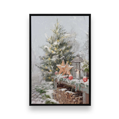 [Color:Satin Black], Picture of art in a Satin Black frame