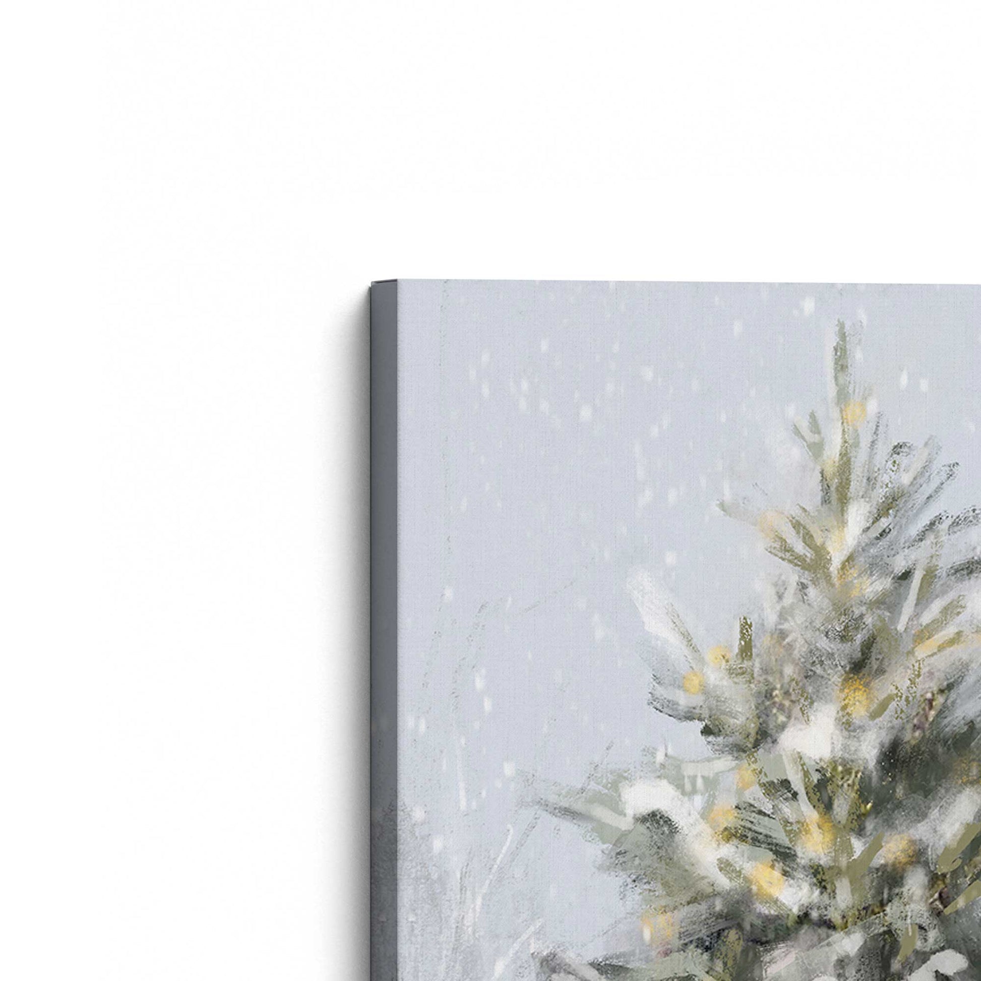 [Color:Stretched Canvas], Picture of the corner of the art