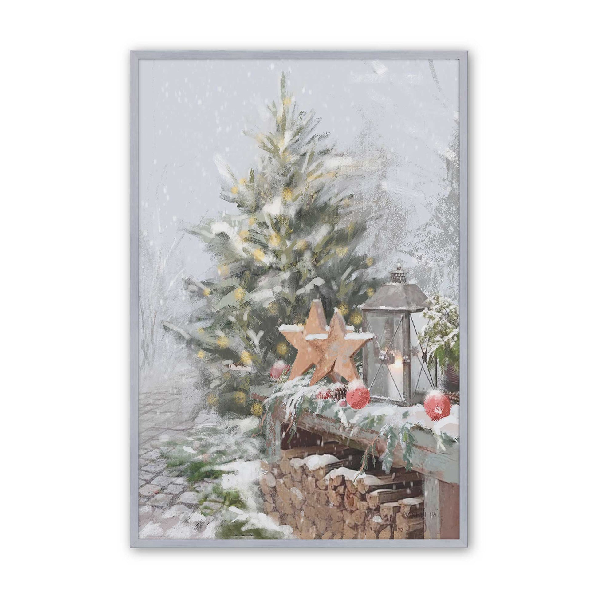 [Color:Polished Chrome], Picture of art in a Polished Chrome frame