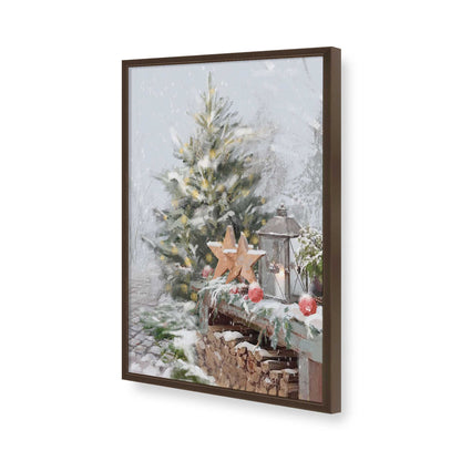 [Color:Belvinder Brown], Picture of art in a Belvinder Brown frame of the corner