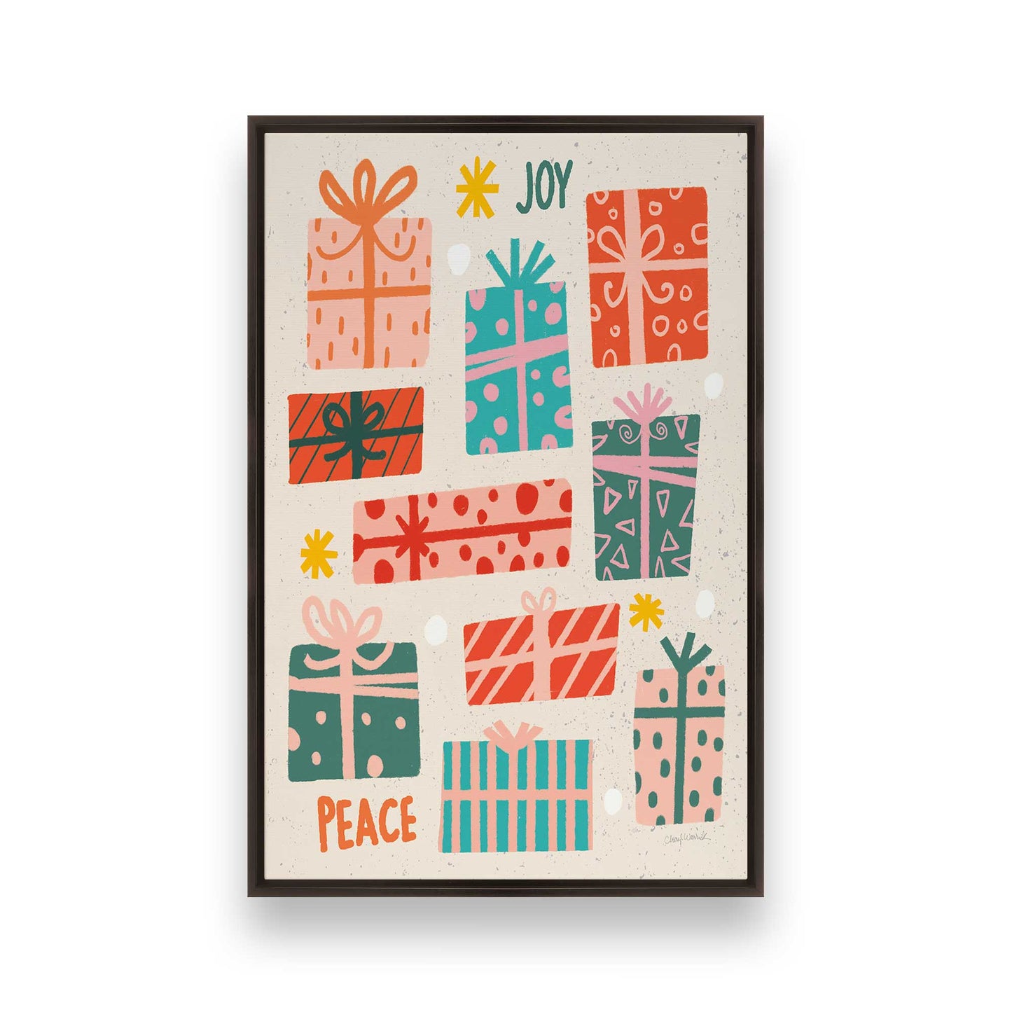 [Color:Espresso], Picture of art in a Espresso frame