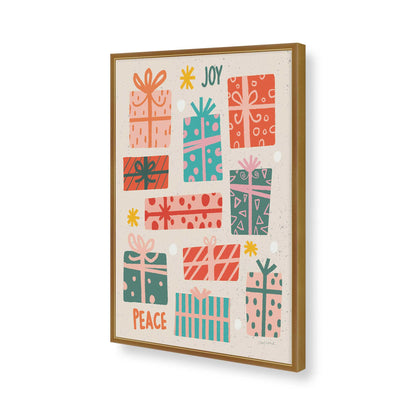 [Color:Polished Gold], Picture of art in a Polished Gold frame of the corner