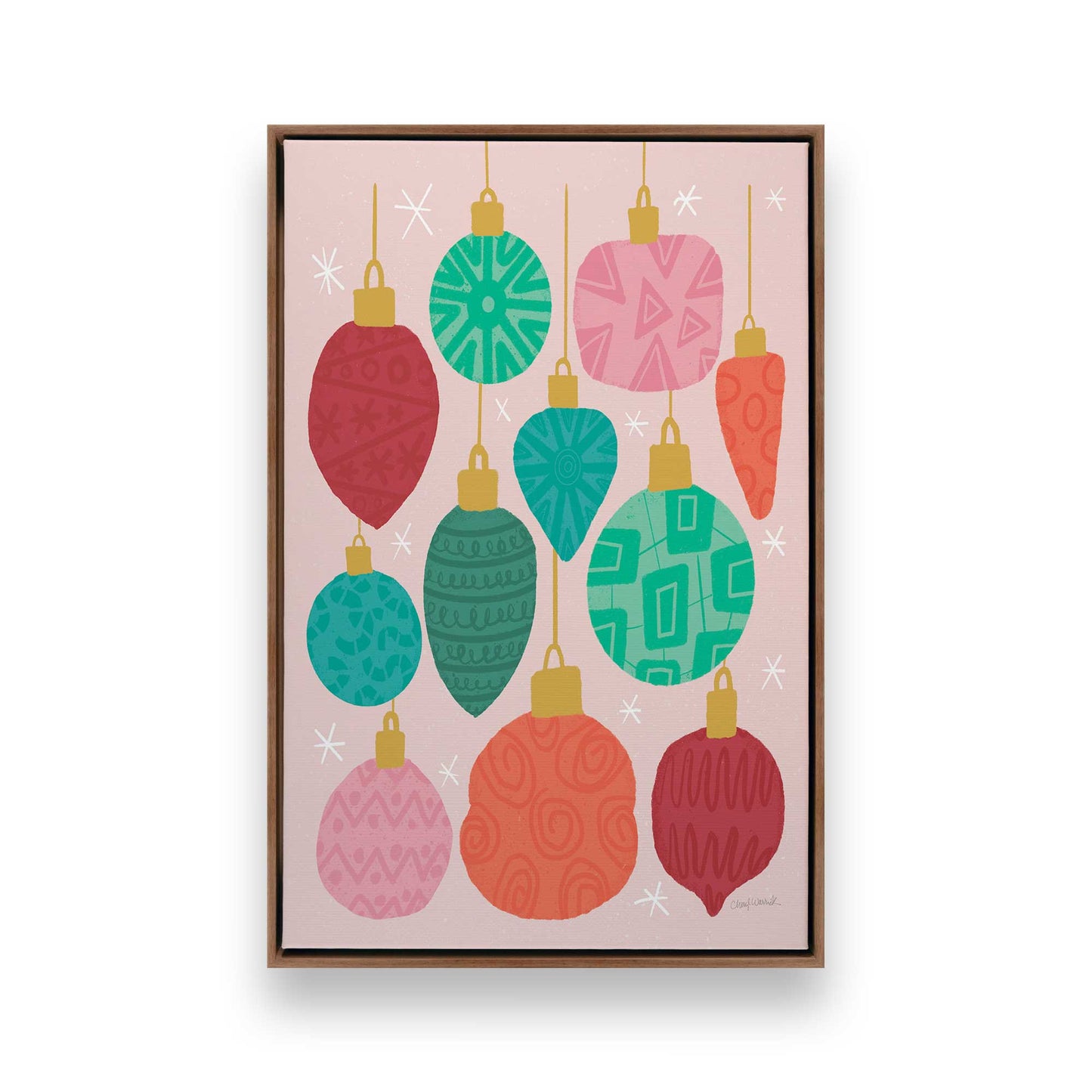 [Color:Walnut], Picture of art in a Walnut frame